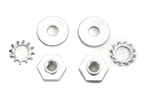Cadmium Spotlamp Fork Bracket Bolt and Nut Kit - V-Twin Mfg.