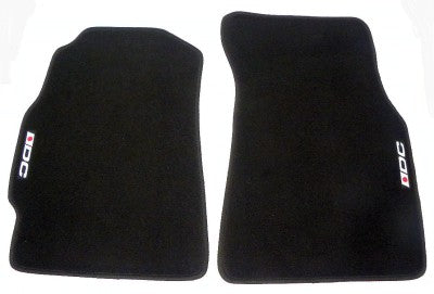 CUSTOM FIT FLOOR MATS 94-01 ACURA INTEGRA DC LOGO COLORS: BLACK or RED