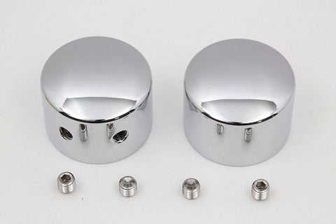 Swingarm Dome Cover Set Chrome - V-Twin Mfg.