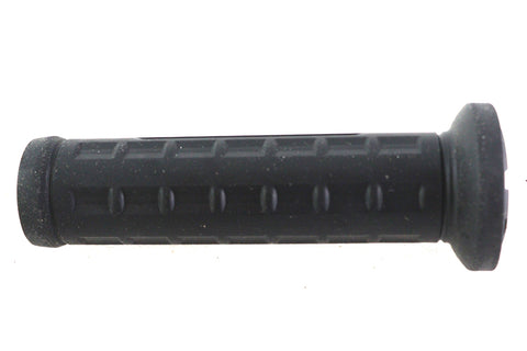 OE Left Handlebar Grip Black Rubber - V-Twin Mfg.
