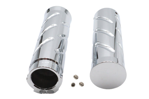 Billet Twist Style Grip Set - V-Twin Mfg.