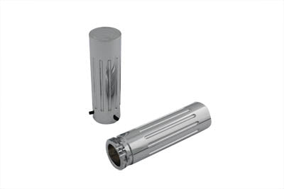 Billet Milled Groove Style Grip Set - V-Twin Mfg.