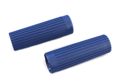 Blue Grip Set Original Rib Style - V-Twin Mfg.