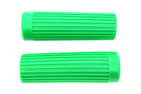 Green Grip Set Original Rib Style - V-Twin Mfg.