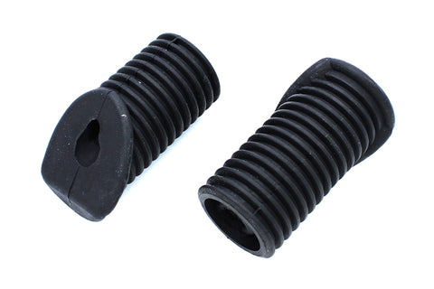 Footpeg Rubber Set Black - V-Twin Mfg.