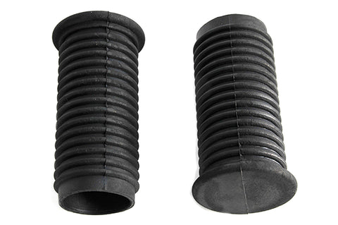 Driver Footpeg Rubber Black Set - V-Twin Mfg.