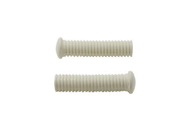 Footpeg for Kick Starter or Passenger White - V-Twin Mfg.