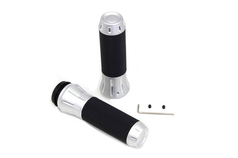 Shot Peened Throttle By Wire Grip Set - V-Twin Mfg.
