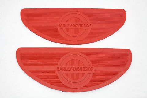 Red Oval Footbaord Set - V-Twin Mfg.