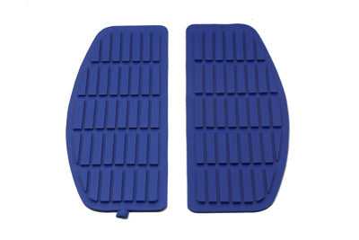 Footboard Blue Mat Set - V-Twin Mfg.