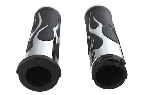 Hot Rod Flame Style Grip Set - V-Twin Mfg.