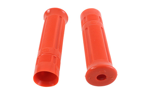 Beck Plastic Grip Set Orange - V-Twin Mfg.