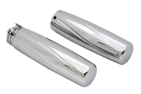 Billet Spiral Style Grip Set - V-Twin Mfg.