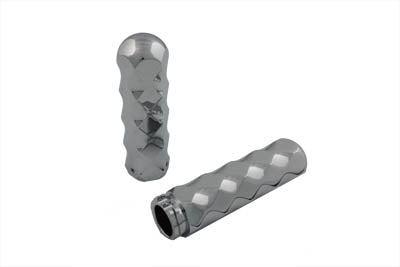 Billet Faceted Style Grip Set - V-Twin Mfg.