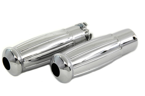 Billet Vintage Grip Set - V-Twin Mfg.