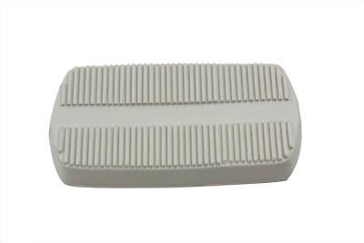 Brake Pedal Rubber Off White - V-Twin Mfg.