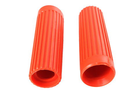 Replica Handlebar Grip Set Orange - V-Twin Mfg.