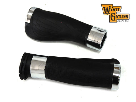 Wyatt Gatling Donkey Style Handlebar Grip Set - V-Twin Mfg.