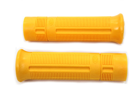 Yellow Beck Plastic Grip Set - V-Twin Mfg.