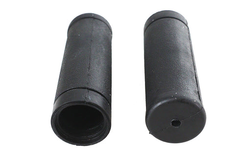 Replica Stock Style Black Grip Set - V-Twin Mfg.