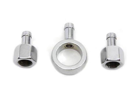 Chrome Gas Tank Fitting Kit - V-Twin Mfg.