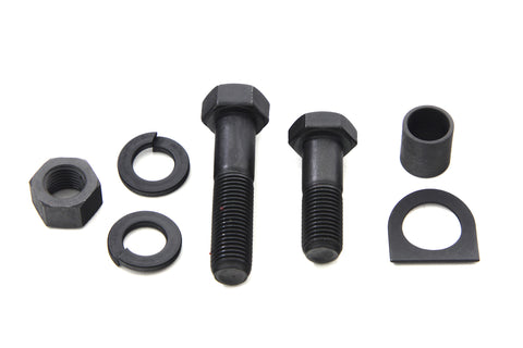 Parkerized Starter Crank and Kick Starter Pedal Mounting Kit - V-Twin Mfg.