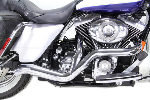 Chrome 2:1 Exhaust Header Set - V-Twin Mfg.