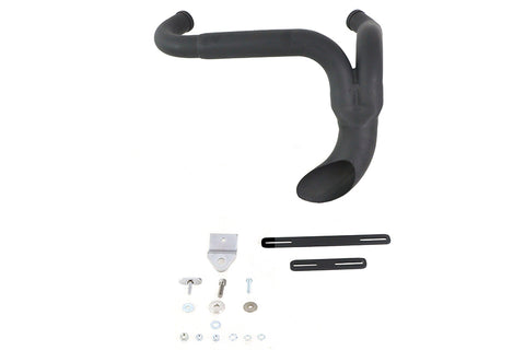 Sportster Flame Thrower Header Set Black - V-Twin Mfg.