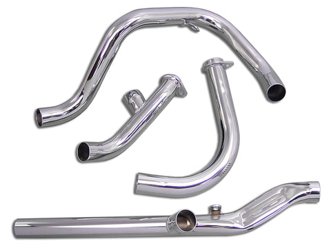 Dual Crossover Chrome Exhaust System - V-Twin Mfg.