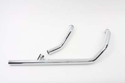 2 into 1 FLT Exhaust Header Pipe Set - V-Twin Mfg.