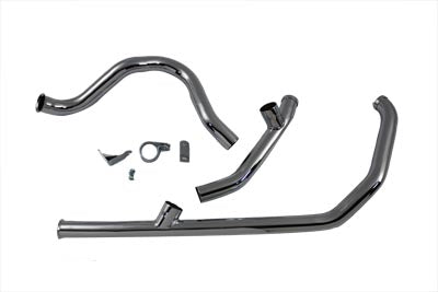 Dual Crossover Exhaust System Chrome - V-Twin Mfg.