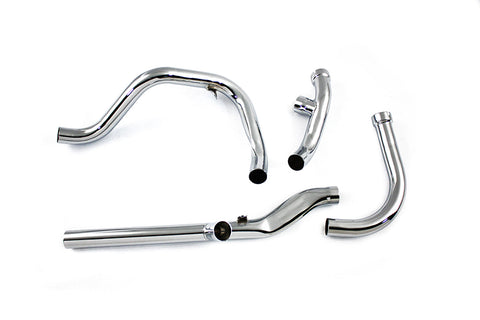 Dual Crossover Chrome Exhaust System - V-Twin Mfg.