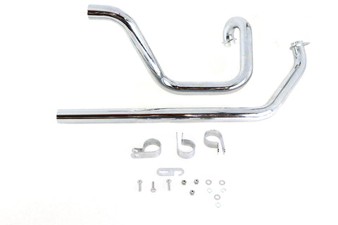 True Dual Exhaust Header Pipe Set - V-Twin Mfg.