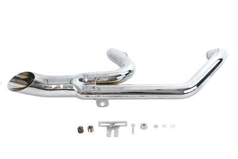 Wyatt Gatling Butte Exhaust System Chrome - V-Twin Mfg.