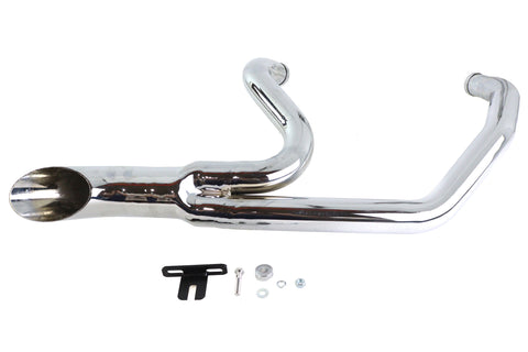Wyatt Gatling Butte Exhaust System Chrome - V-Twin Mfg.
