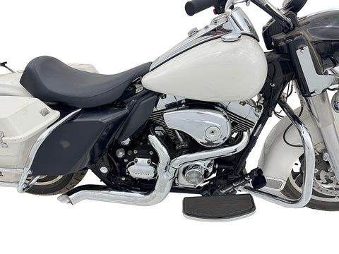 Speedster 1-3/4 inch 2 into 1 Exhaust Header Set Chrome - V-Twin Mfg.
