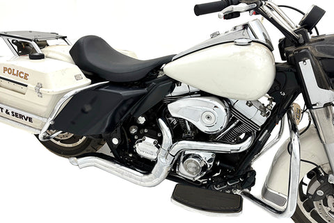 Speedster 1-3/4 inch 2 into 1 Exhaust Header Set Chrome - V-Twin Mfg.