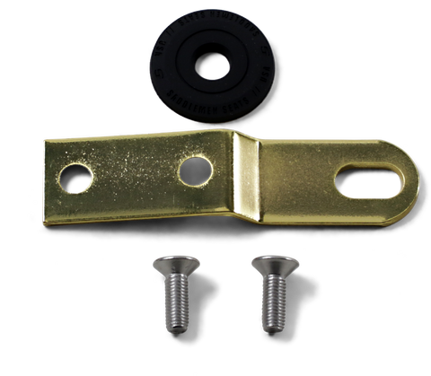 SADDLEMEN Seat Bracket - Gold - 1/4"-28 10545GOB