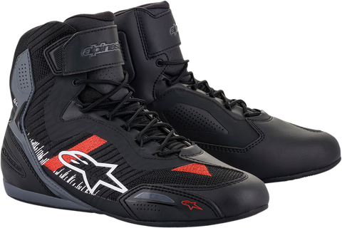 ALPINESTARS Faster-3 Rideknit® Shoes - Black/Gray/Red - US 7 251031911657
