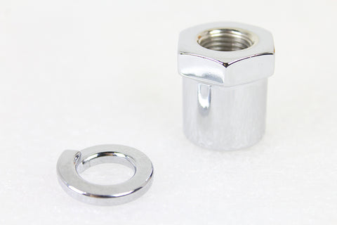 Front Axle Nut and Washer Kit Chrome Plated - V-Twin Mfg.