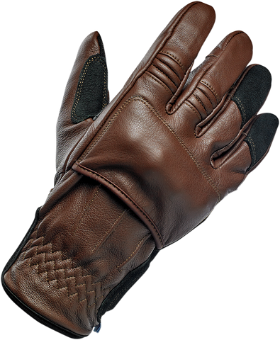 BILTWELL Belden Gloves - Chocolate/Black - Small 1505-0201-302
