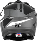 AFX FX-19R Helmet - Racing - Frost Gray - Large 0110-7075