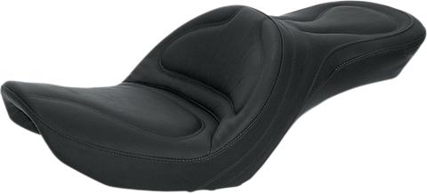 SADDLEMEN Seat - Explorer - Without Backrest - Stitched - Black - FXDWG 83G50JS