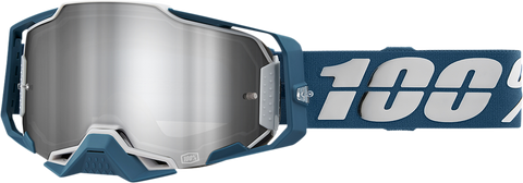 100% Armega Goggles - Albar - Flash Silver 50005-00005