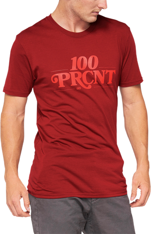 100% Searles Tech T-Shirt - Brick - Small 35027-068-10