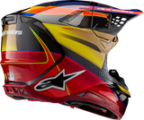 ALPINESTARS Supertech M10 Helmet - Era - MIPS® - Gloss Gold/Yellow/Rio Red - XL 8301223-5938-XL