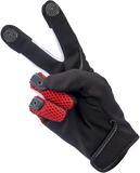 BILTWELL Anza Gloves - Red - Large 1507-0801-004