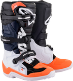ALPINESTARS Youth Youth Tech 7S Boots - Black/Orange/White - US 5 2015017-1241-5