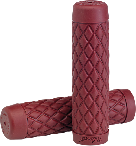 BILTWELL Grips - Torker - 7/8" - Oxblood 6705-0378