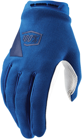 100% Women's Ridecamp Gloves - Blue - XL 11018-002-11